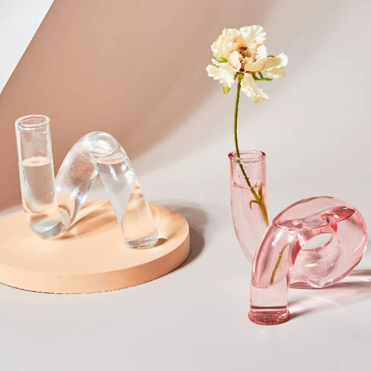 Cyris Twist Glass Candle Holder
