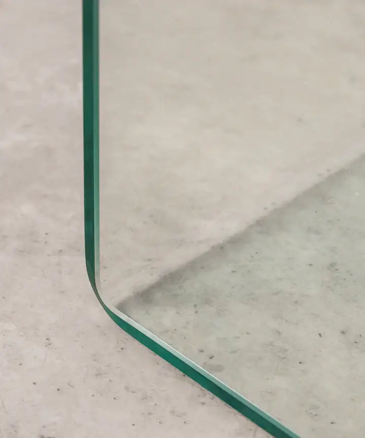 Cerno C-Shaped Acrylic Side Table