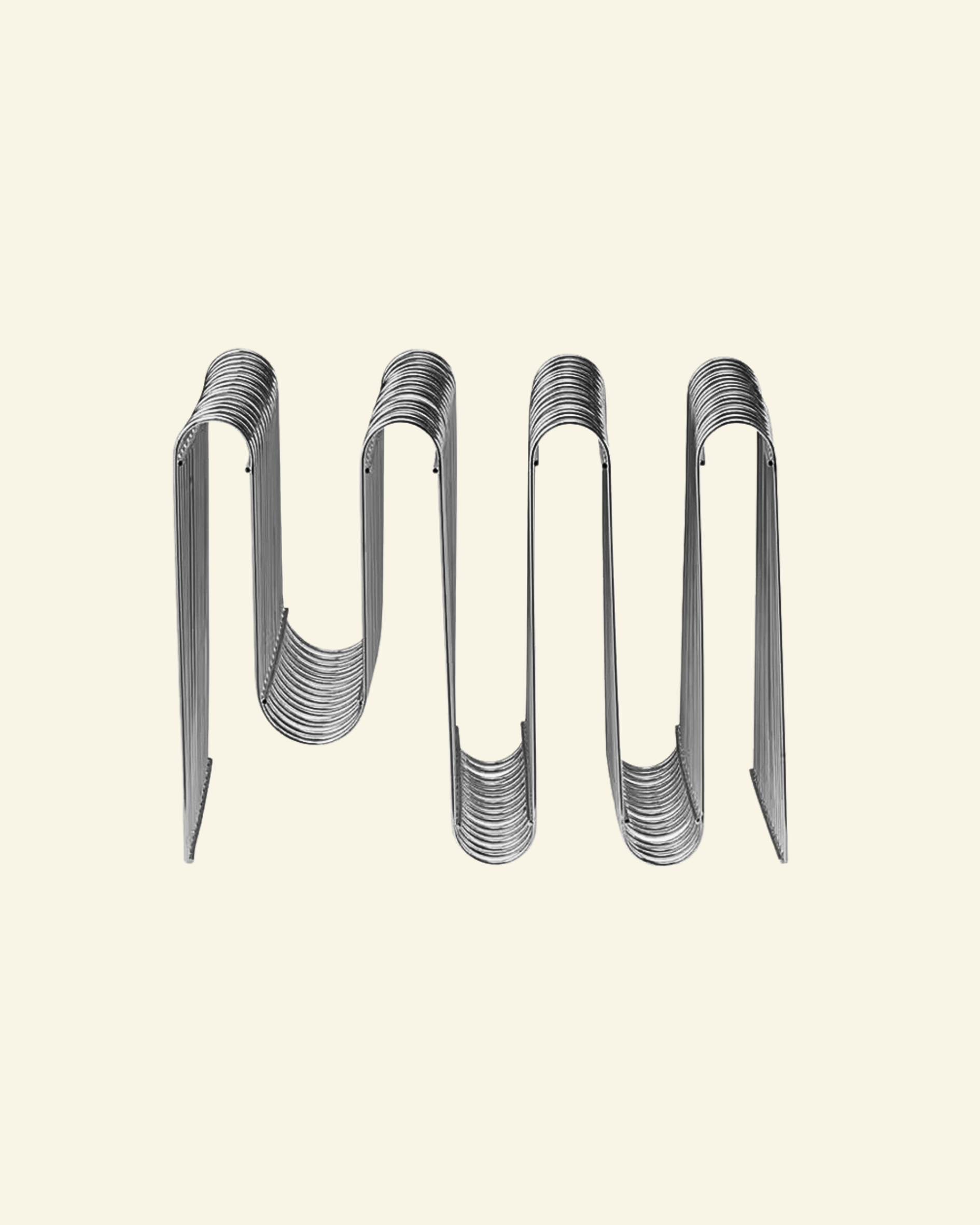 Arcus Chrome Magazine Rack