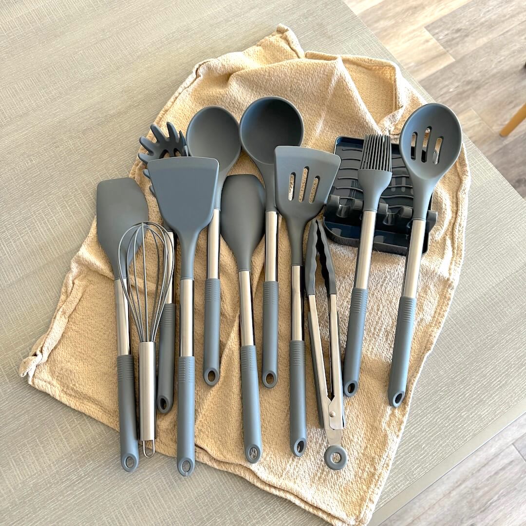 Lyra Lyon Silicone Utensil Set