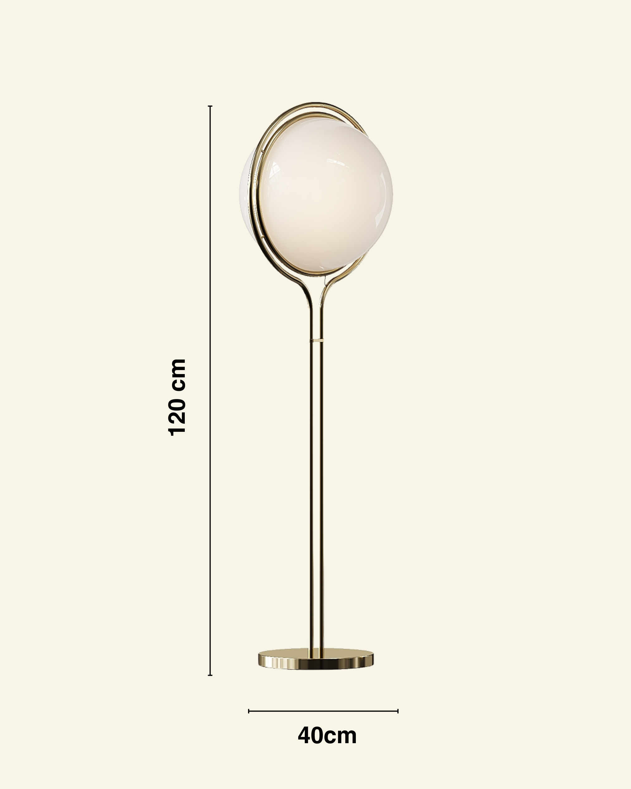 Halo Globe Floor Lamp