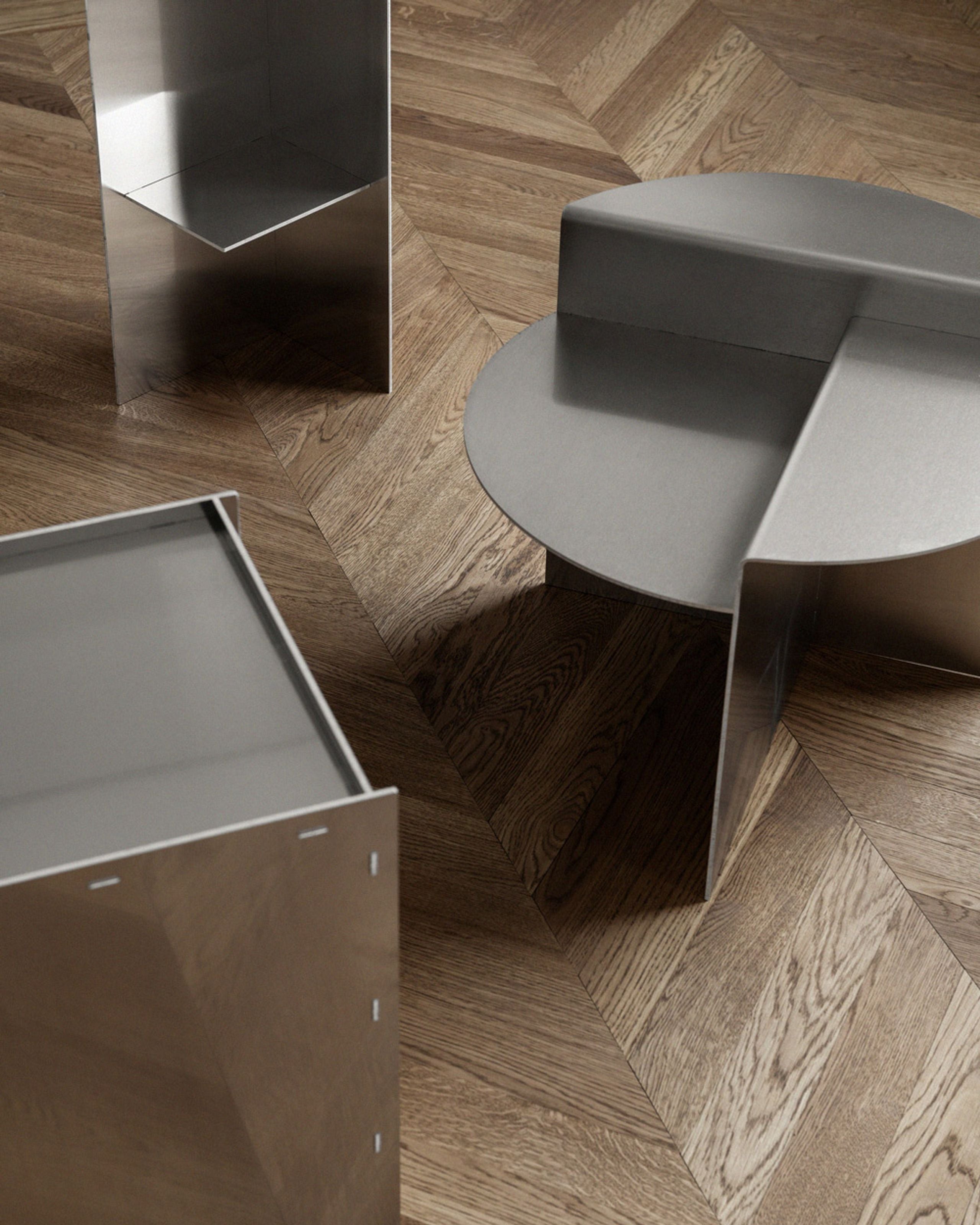 Facet Geometric Side Table