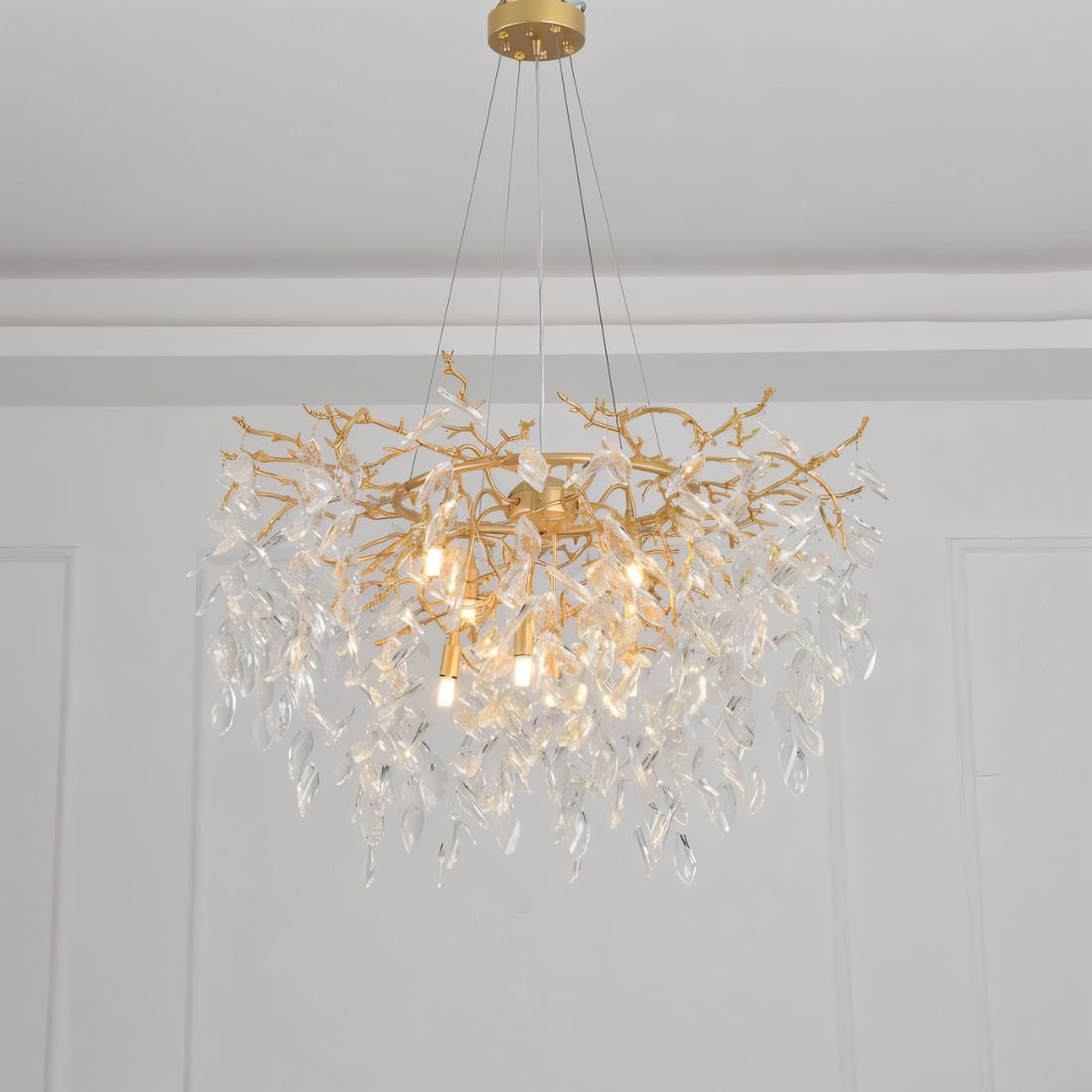 Celon Round Crystal Chandelier