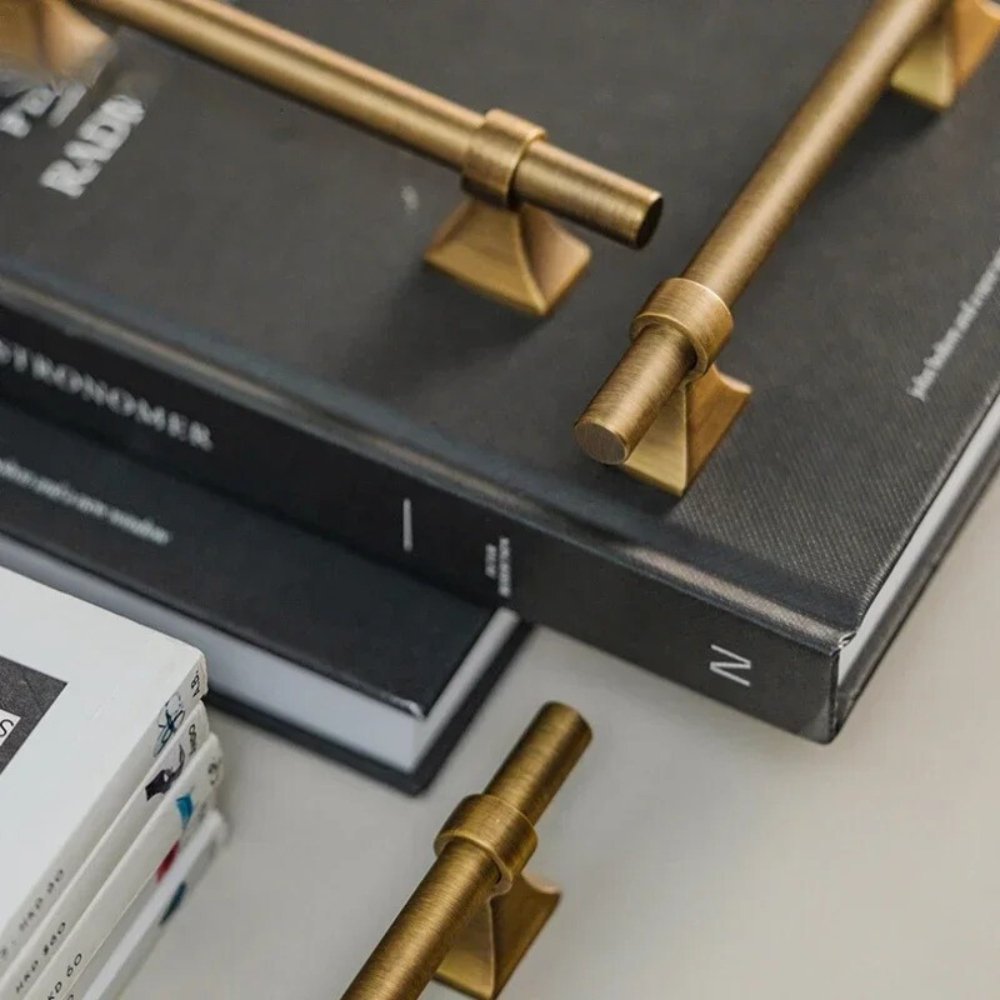 Brann Brass Knob & Pull Bar