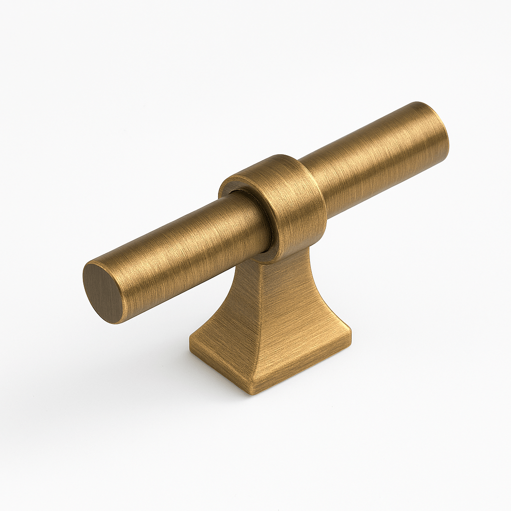 Brann Brass Knob & Pull Bar