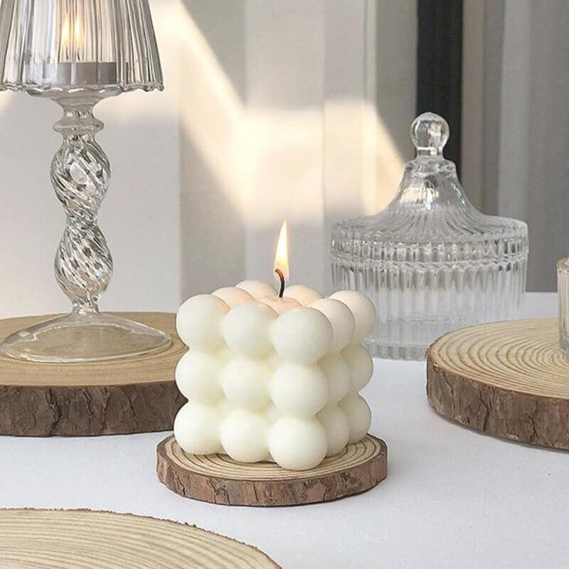 Norra Cube Wax Candle
