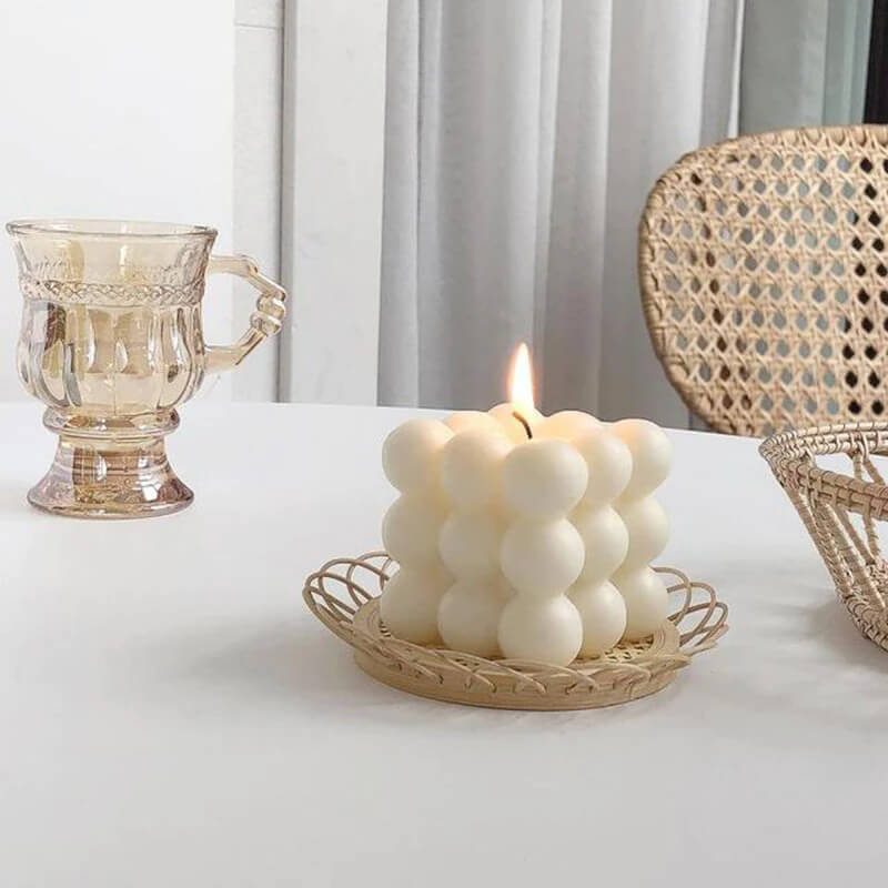Norra Cube Wax Candle