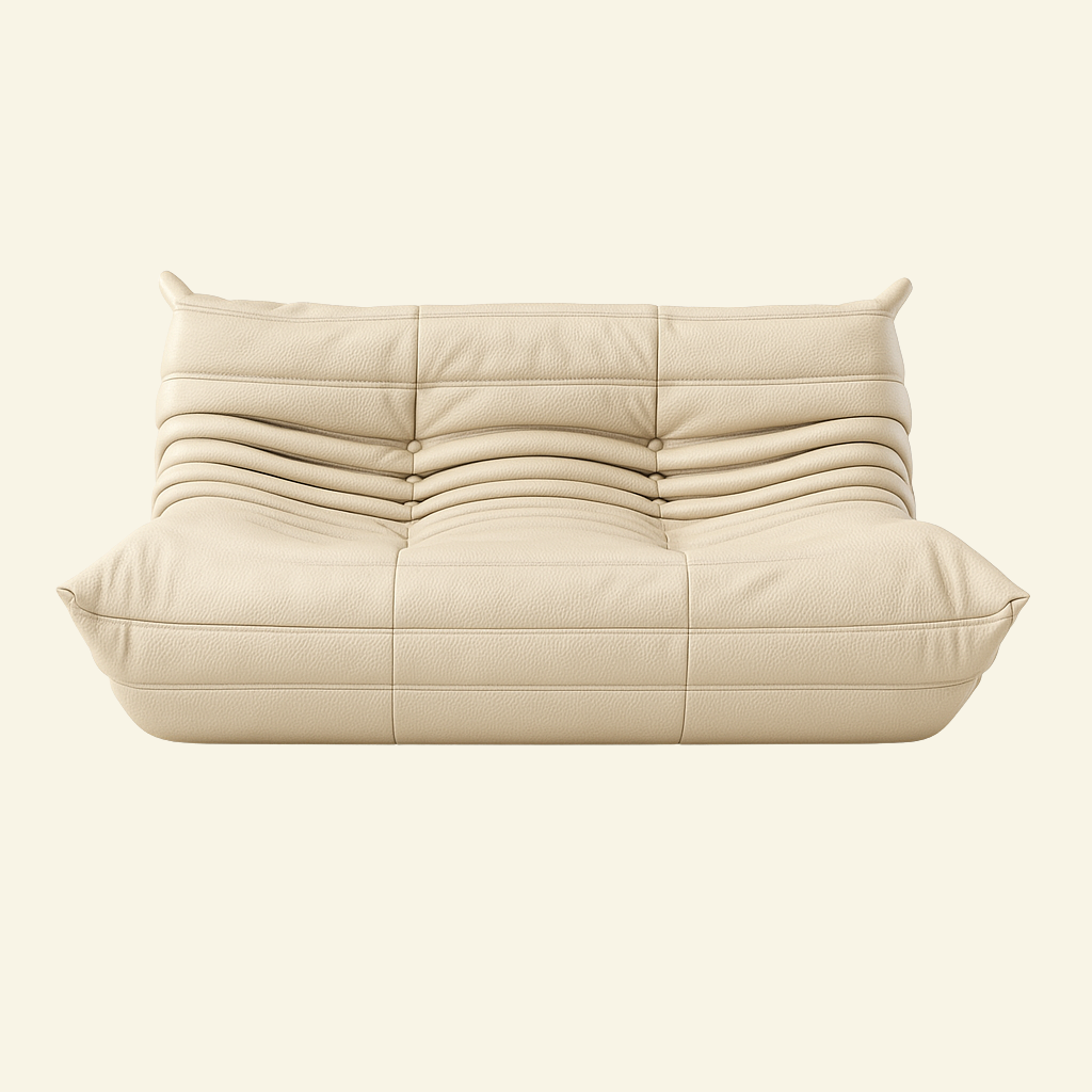 Laro 2-Seater Leather Sofa