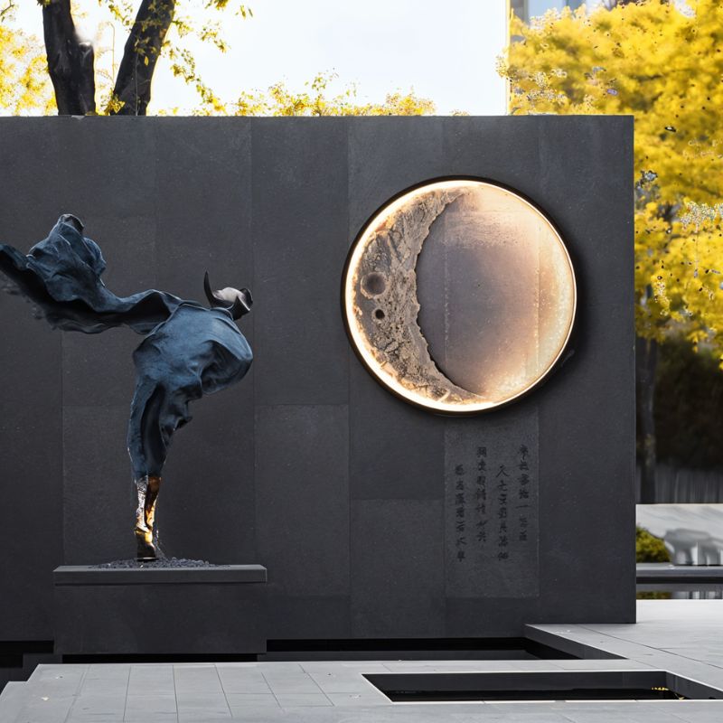 Crescence Moon Illuminated Art