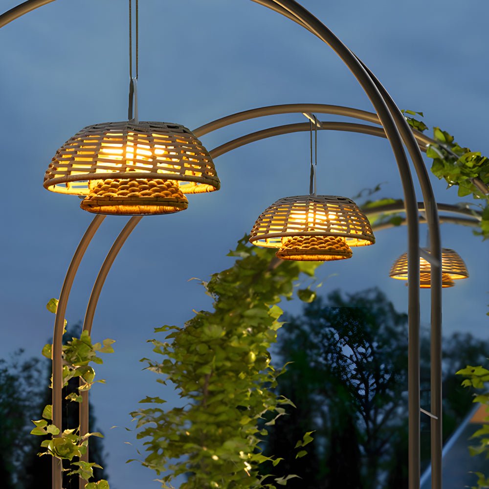 Avara Rattan Outdoor Pendant Light