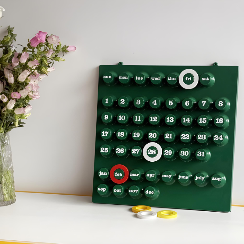 Perpetual Ring-A-Date Calendar