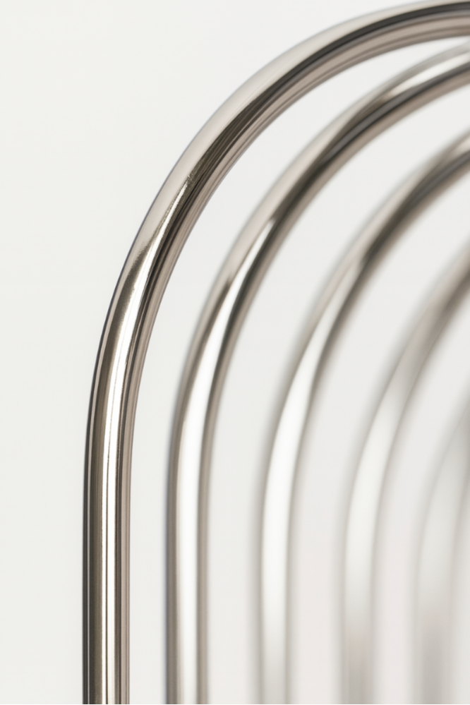 Grid Chrome Wall Shelf