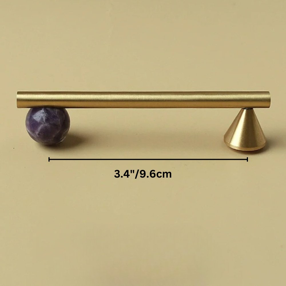 Zyra Crystal Knob & Pull Bar