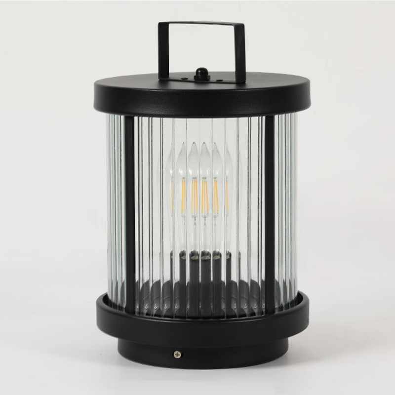 Arova Striped Outdoor Lantern