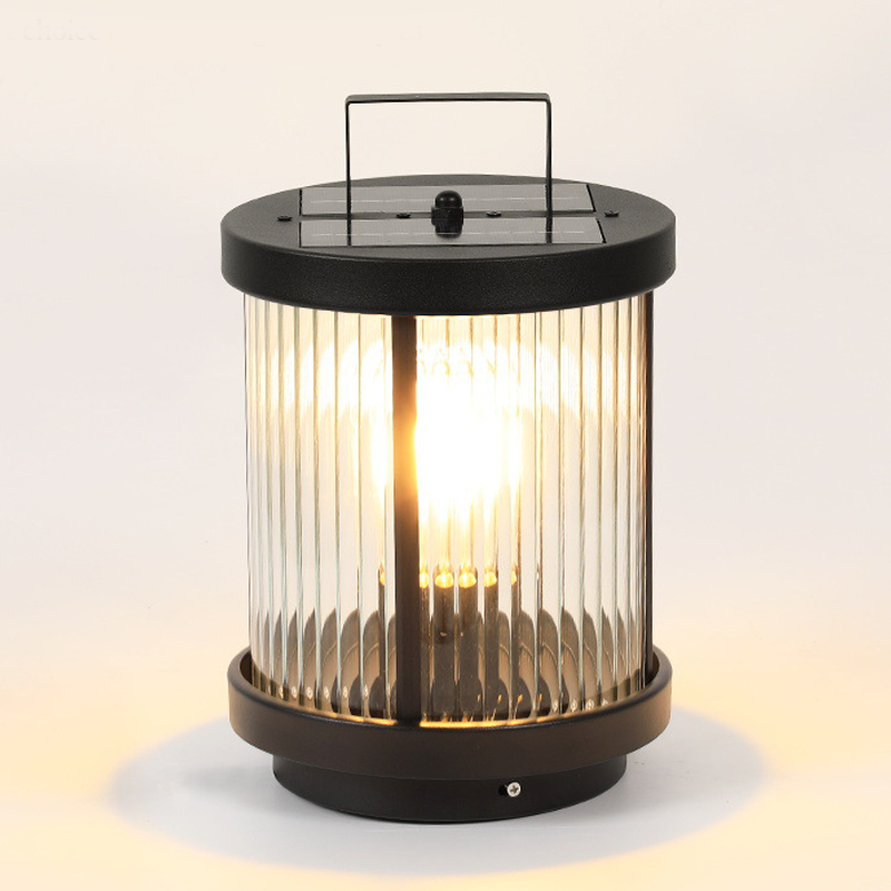 Arova Striped Outdoor Lantern