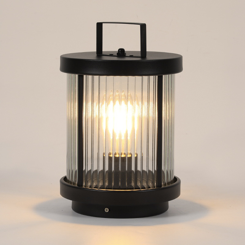 Arova Striped Outdoor Lantern