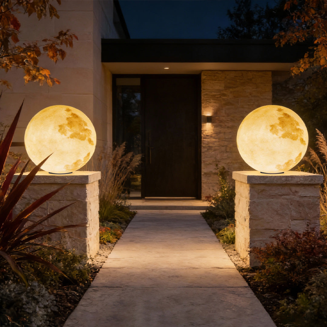 Uvero Moon Outdoor Post Light