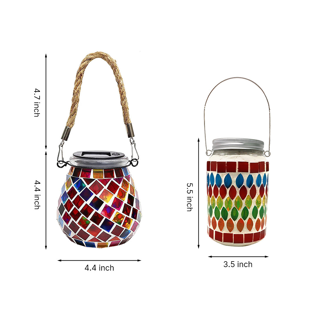 Rhea Mosaic Outdoor Lantern