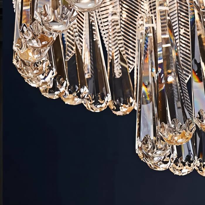 Elyon Round Crystal Chandelier
