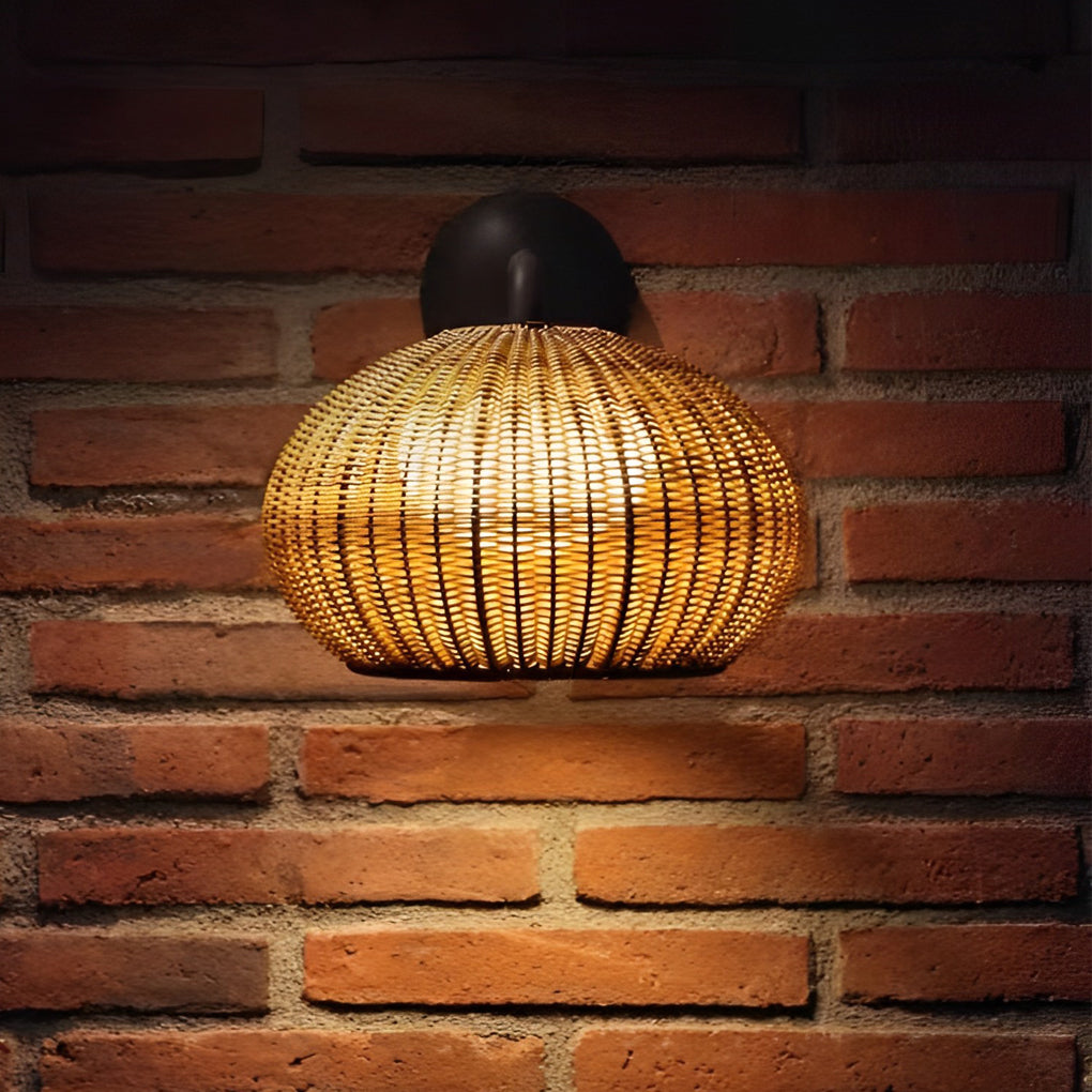 Lorim Rattan Outdoor Light