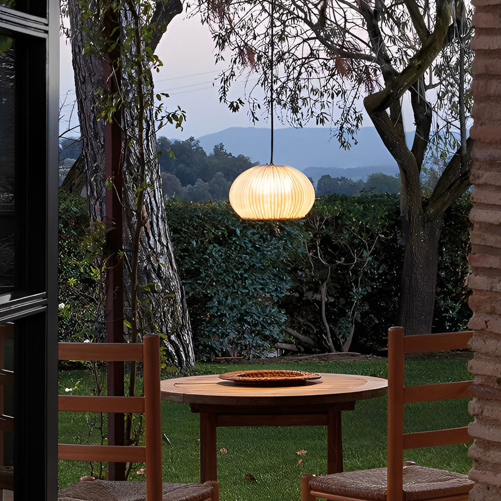 Lorim Rattan Outdoor Light