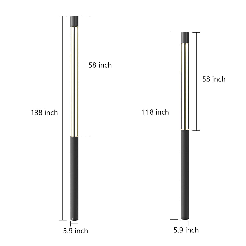 Firo Bollard Landscape Light