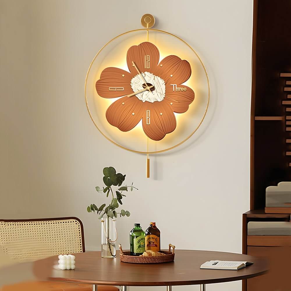 Flora Wall Clock