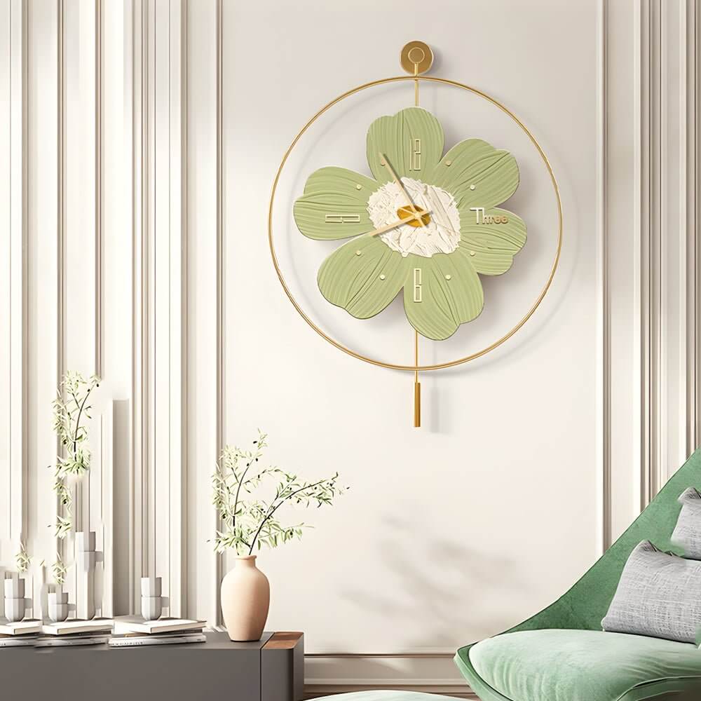 Flora Wall Clock