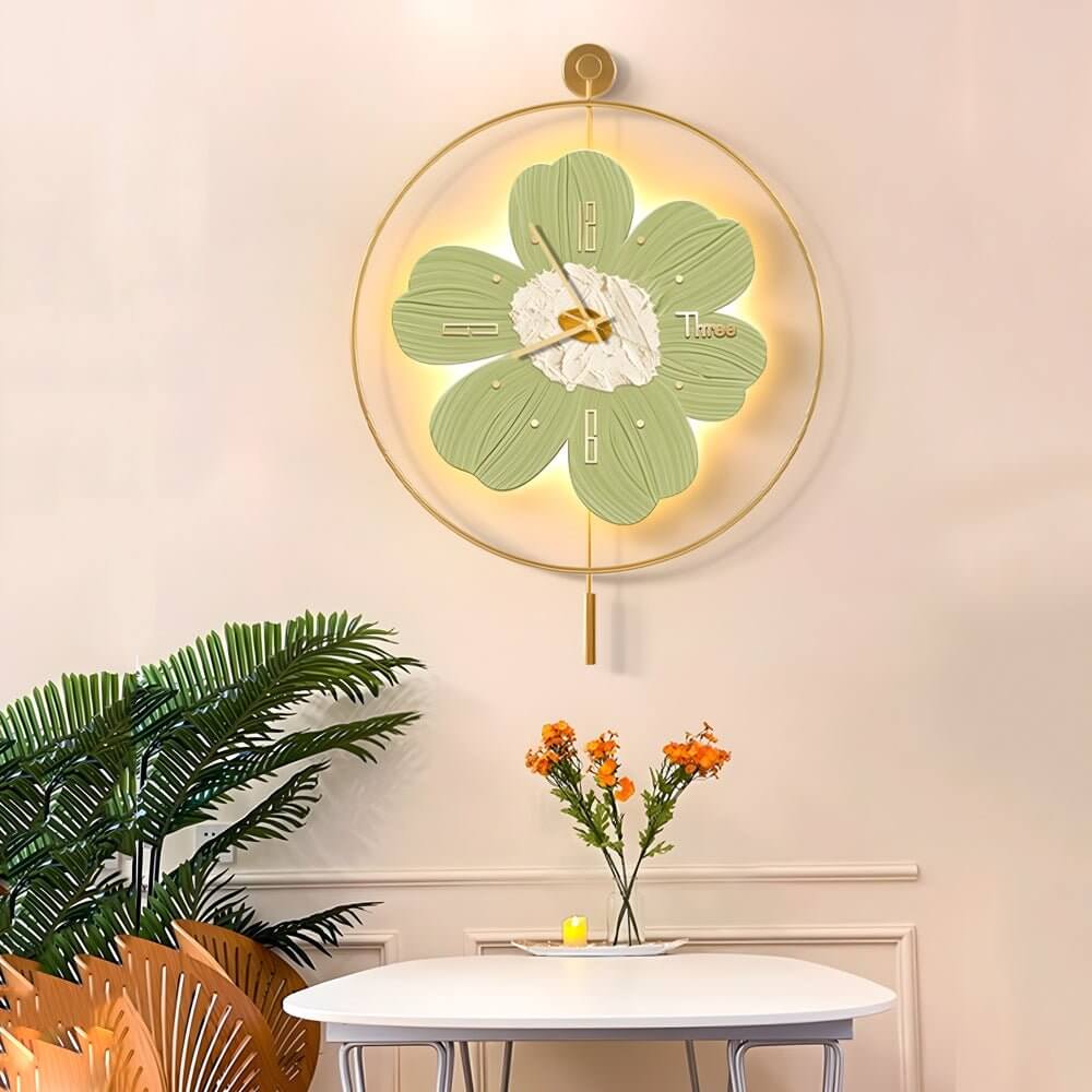 Flora Wall Clock