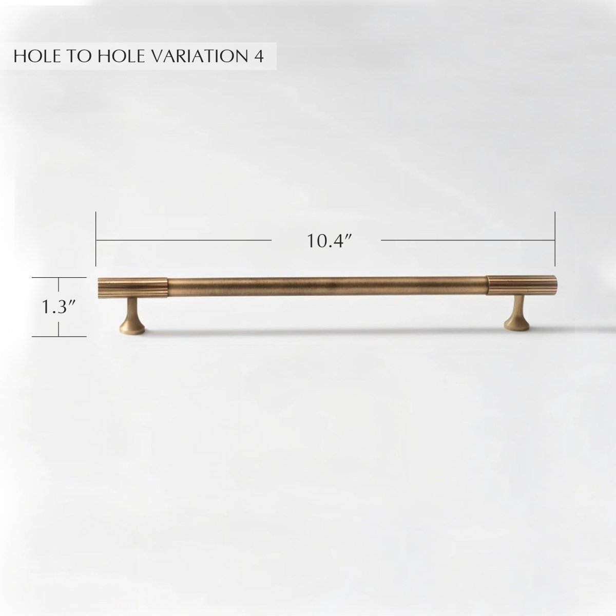 Brio Brass Knob & Pull Bar