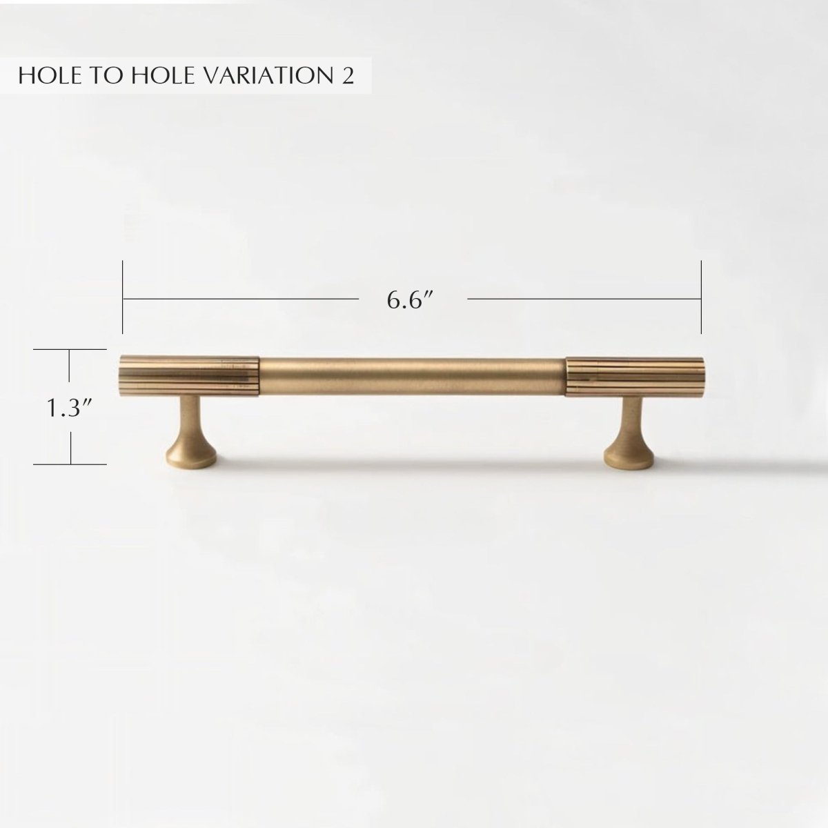 Brio Brass Knob & Pull Bar