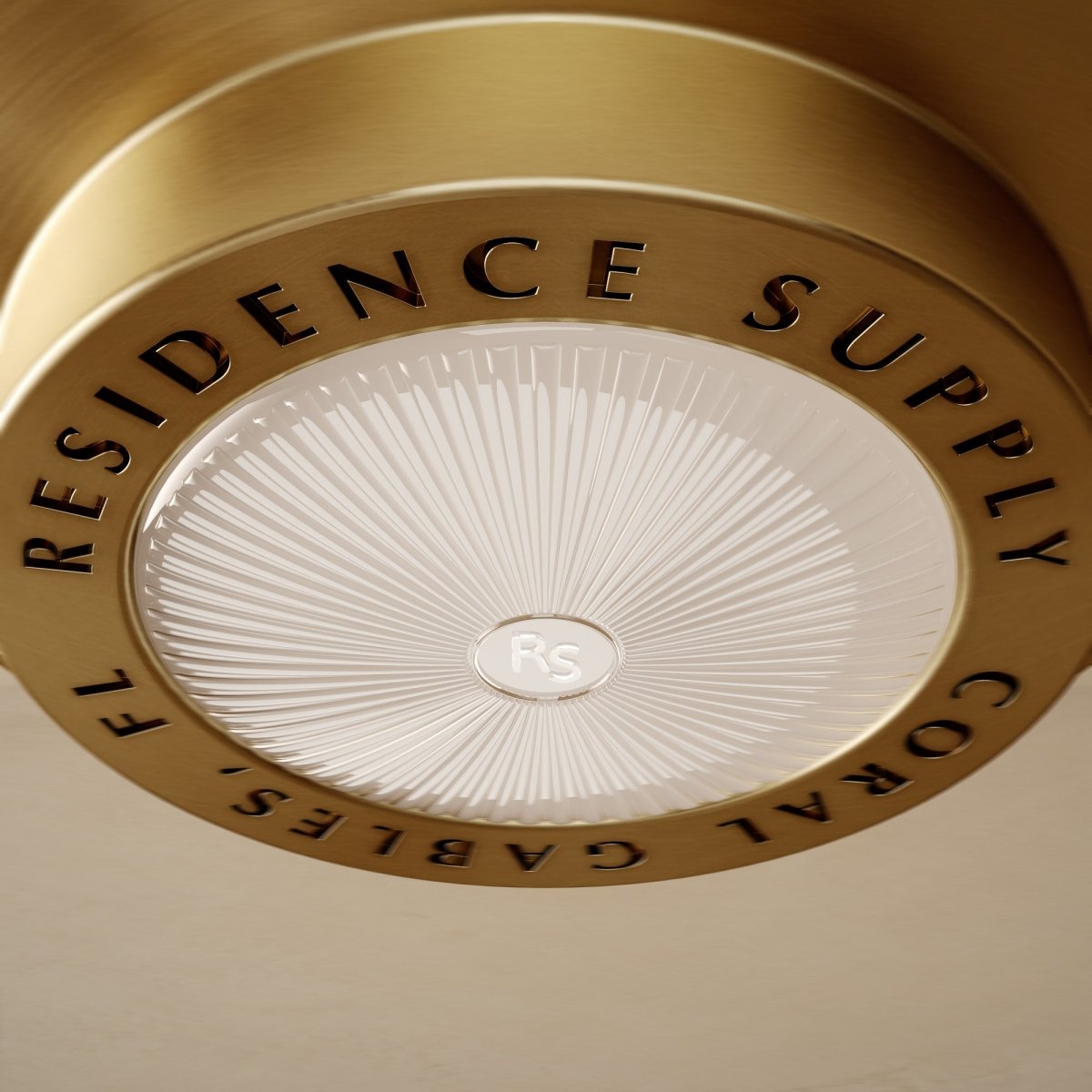 Valnor Brass Ceiling Lamp