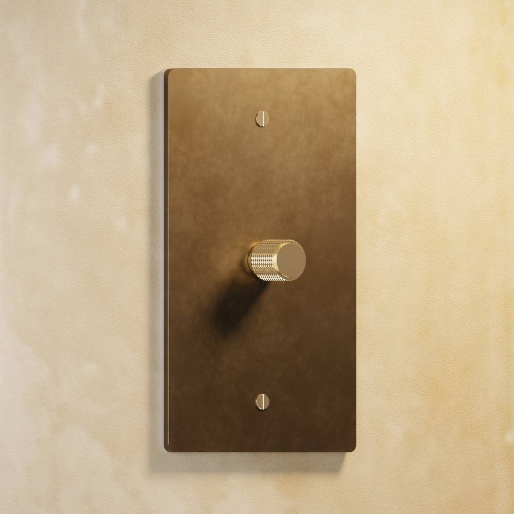 Averon Brass Dimmer Switch (1 to 5 Gang) - Open Box