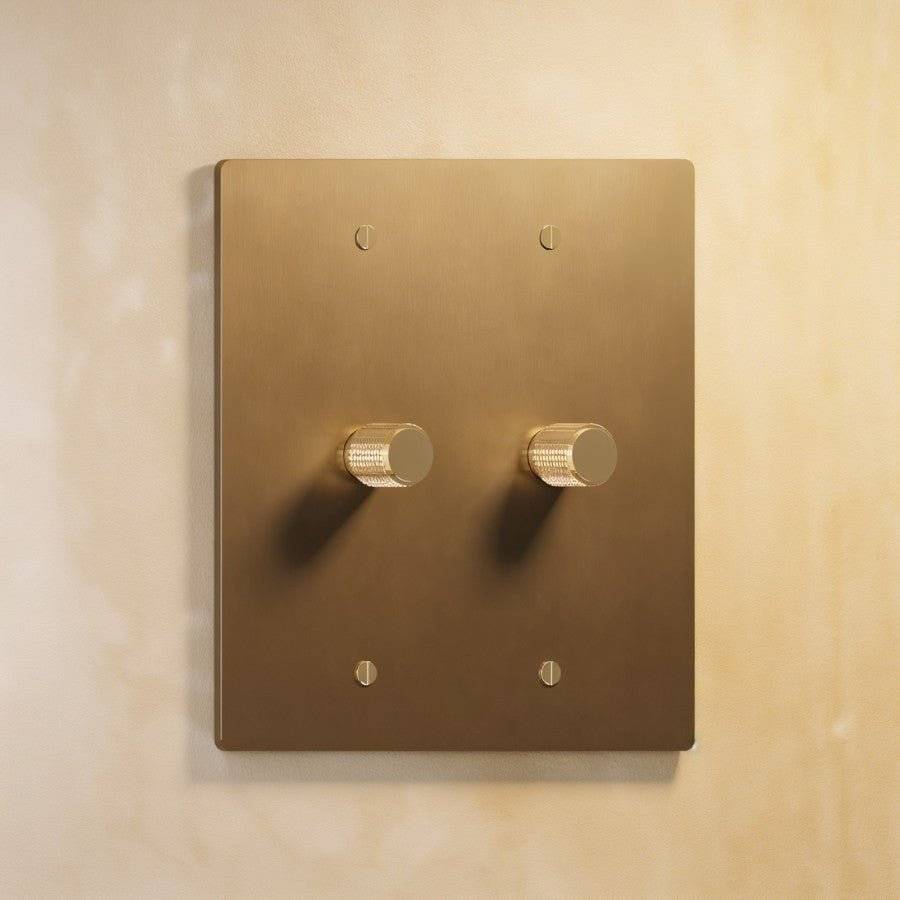 Averon Brass Dimmer Switch (1 to 5 Gang) - Open Box