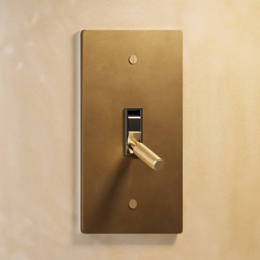 Averon Brass 4-Way Toggle Switch (1 to 5 Gang) - Open Box