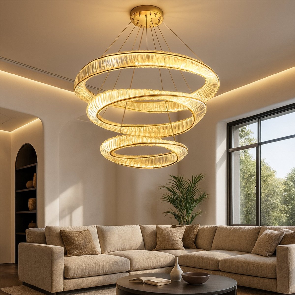 Solace 3-Tier Chandelier