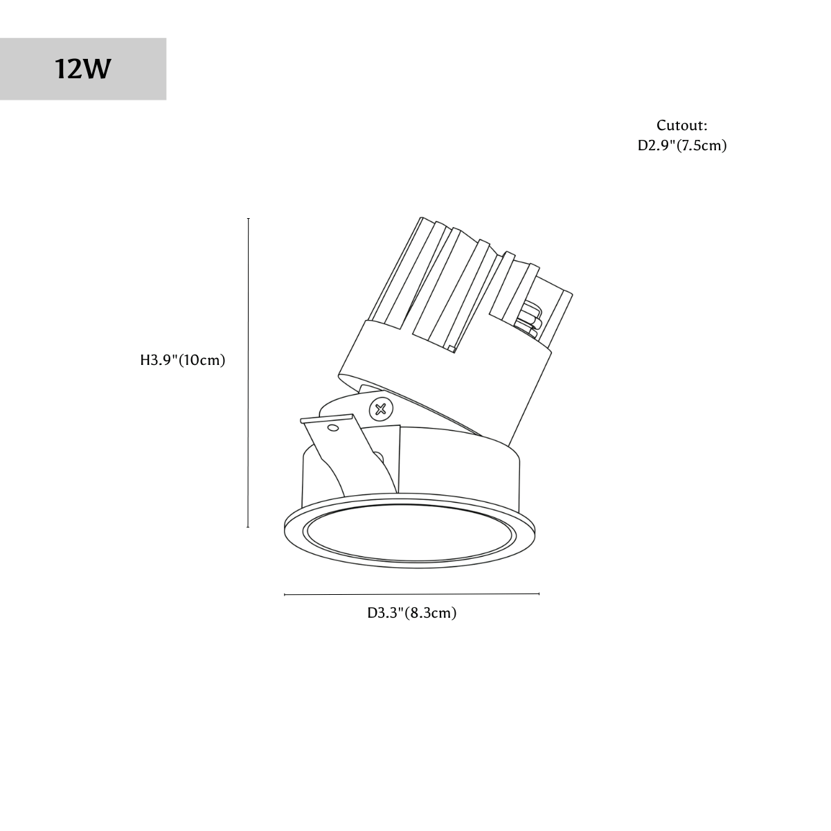 Helcor Adjustable Downlight