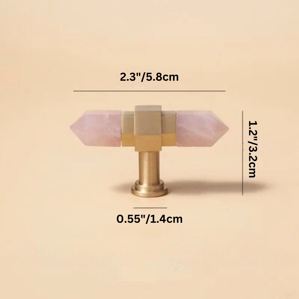 Ilyra Crystal Knob & Pull Bar