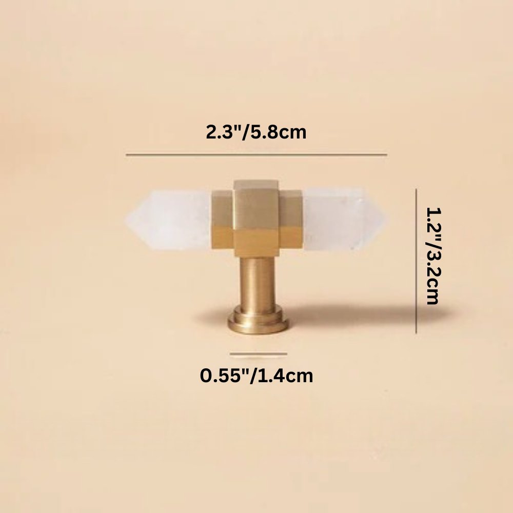 Ilyra Crystal Knob & Pull Bar