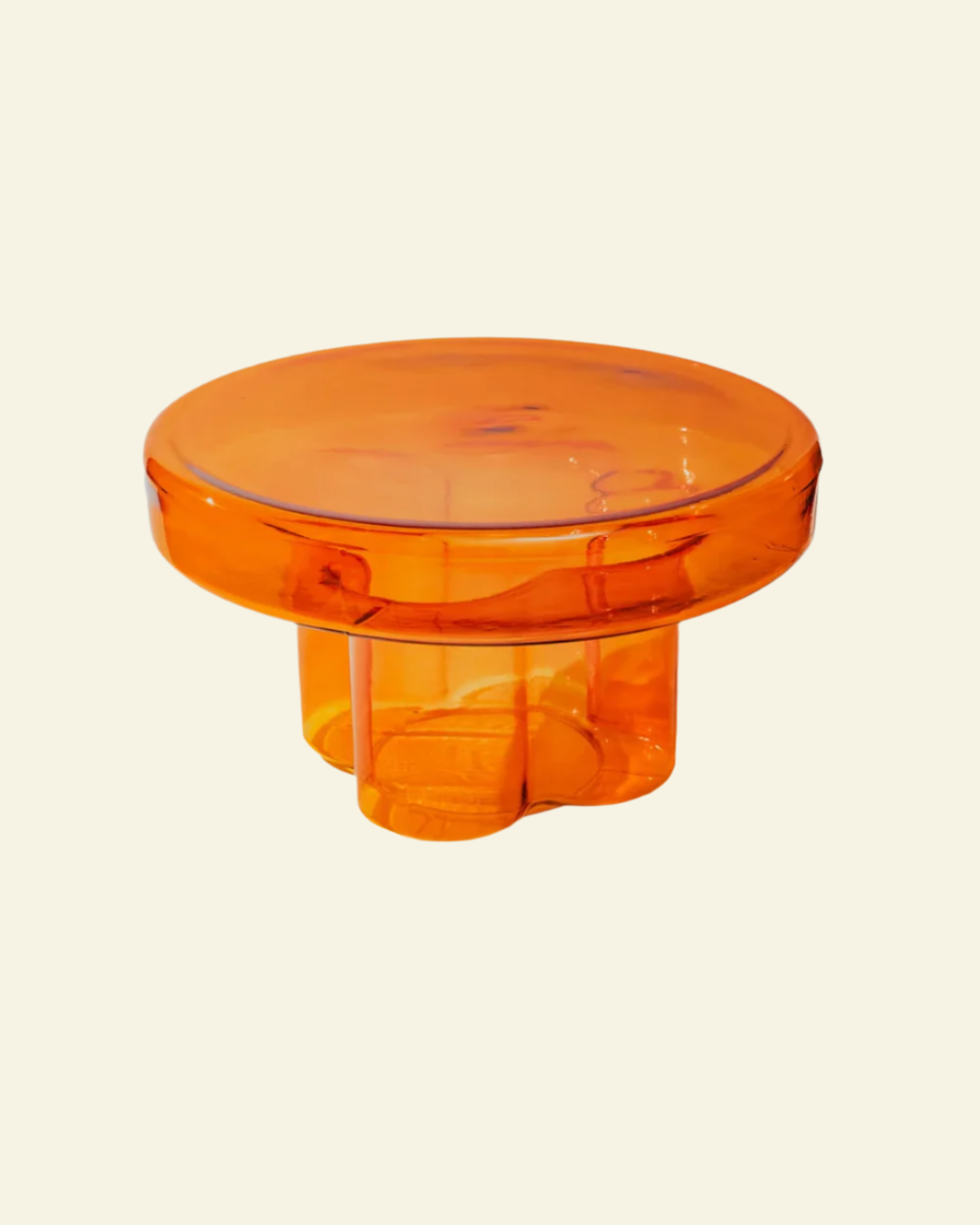 Ambra Glass Side Table