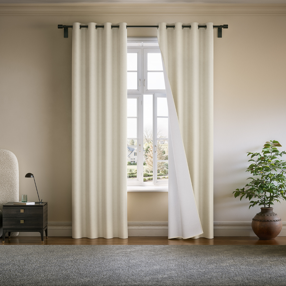 Noctra Grommet Blackout Curtains (Set of 2)