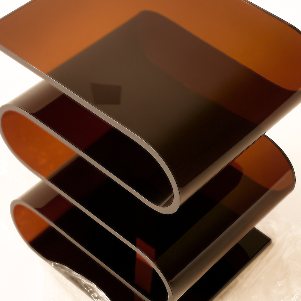 Serpa Acrylic S-Shape Coffee Table