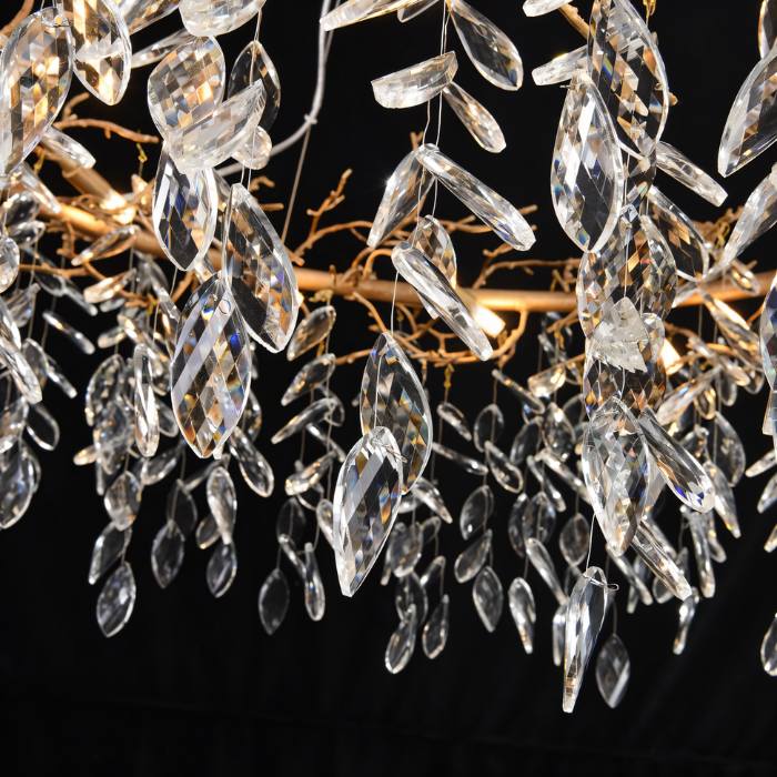 Celon Round Crystal Chandelier