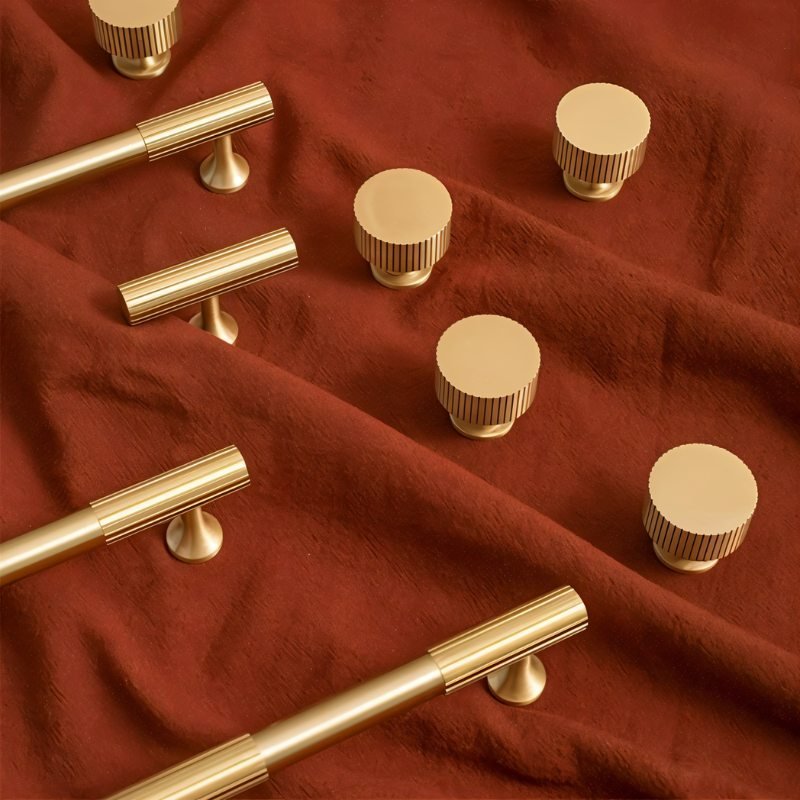 Bexor Brass Knob & Pull Bar