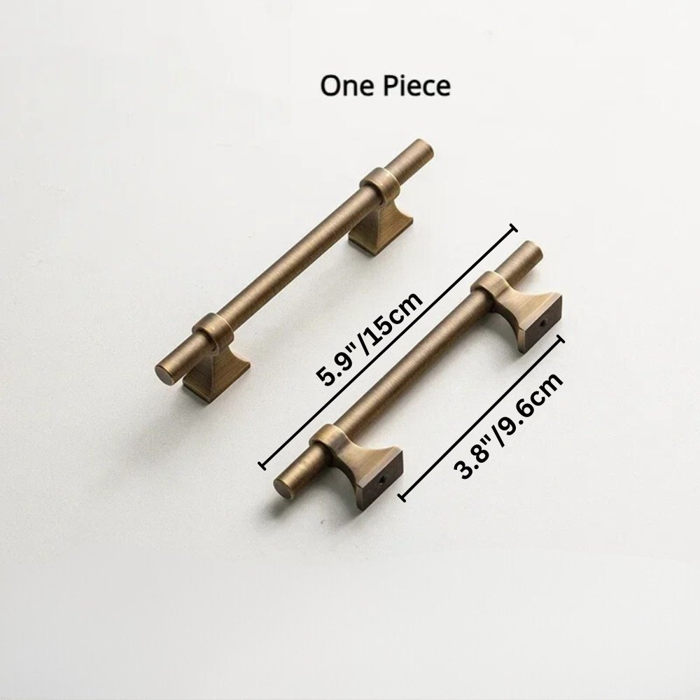 Brann Brass Knob & Pull Bar