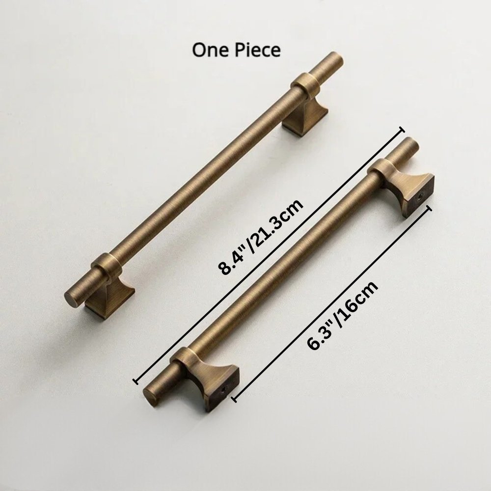 Brann Brass Knob & Pull Bar
