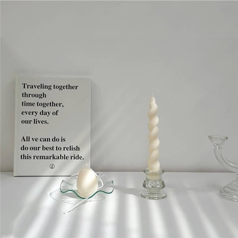 Zenvia Spiral Twist Candle Set