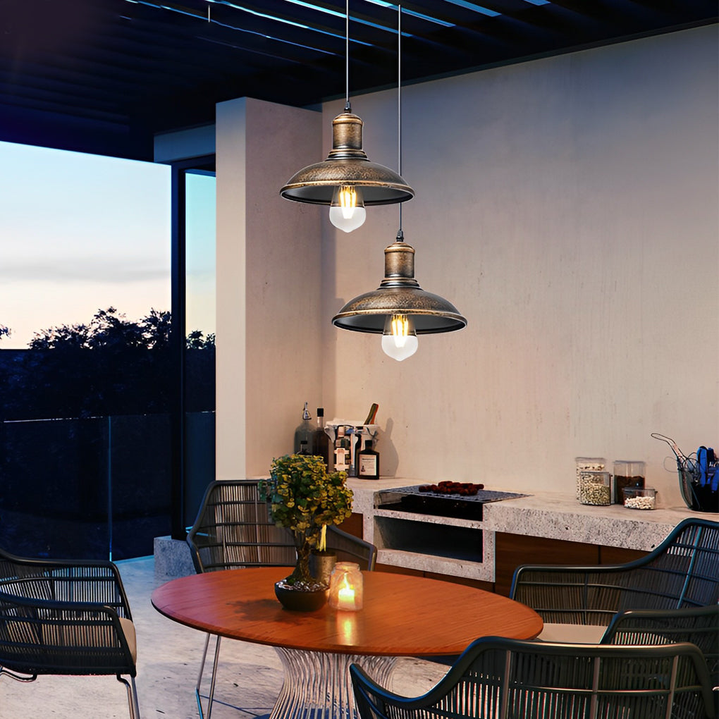 Grain Outdoor Pendant Light