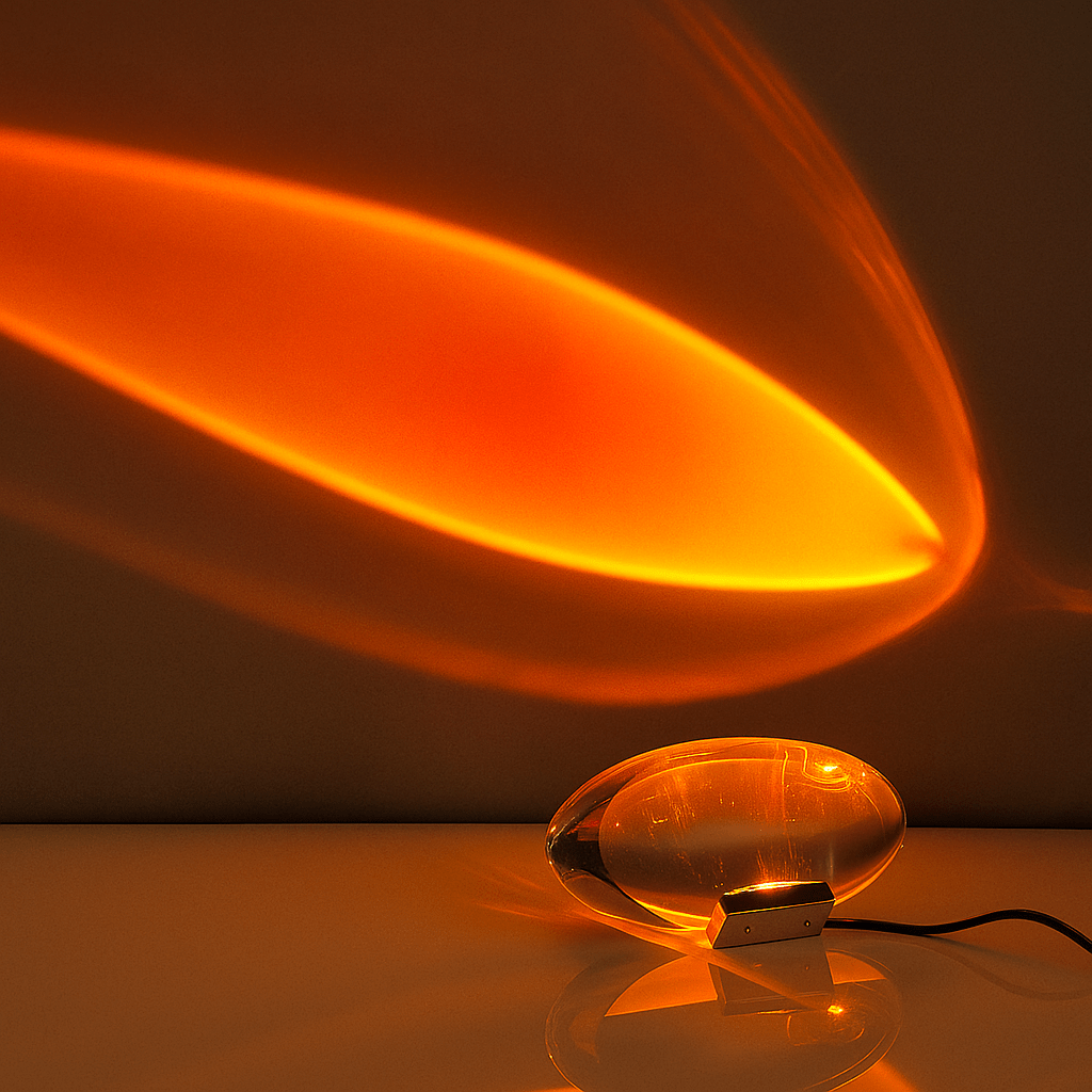 Iris Crystal Table Lamp