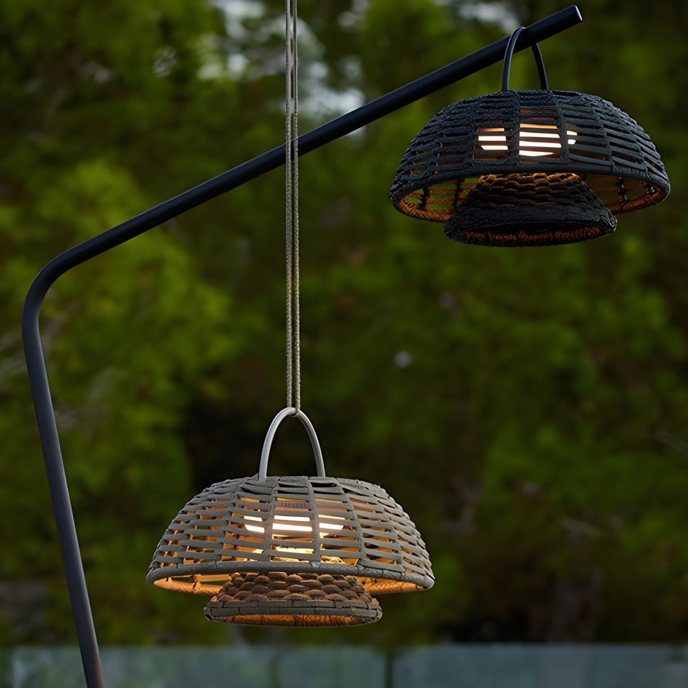 Avara Rattan Outdoor Pendant Light